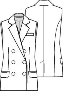 Knipmode 2311-17 blazer en mouwloze blazer