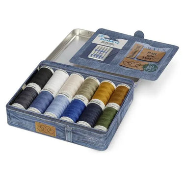 Gütermann Denim Naaigaren Set – Denim Box