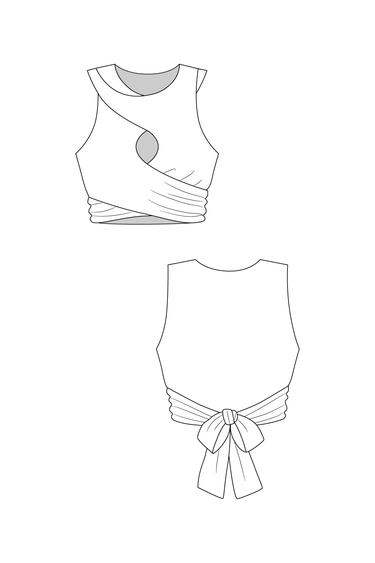 Named Clothing Sisko - jurk + top pdf-patroon