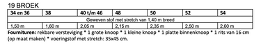 Knipmode 2311-19 broek