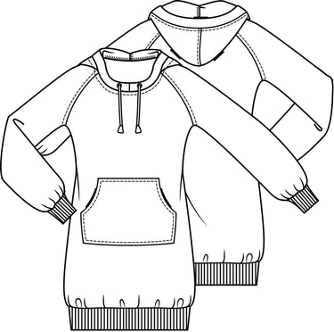 Knipmode 1601-16 jurk