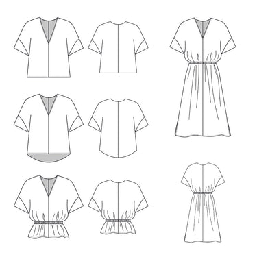 Sew.lala patterns - Rumi jurk + top
