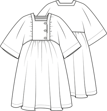 KNIPkids 2202-26 jurk
