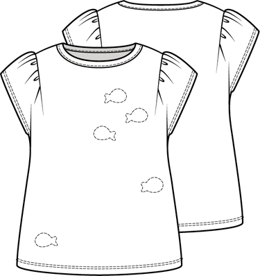KNIPkids 2203-16 t-shirt