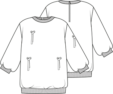 KNIPkids 2206-12 jurk