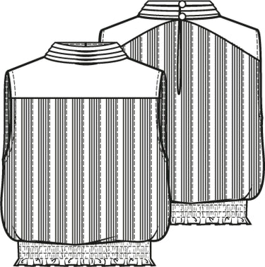 Knipmode 2308-05 top