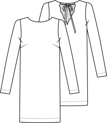 Knipmode 2308-06 jurk
