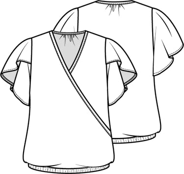 Knipmode 2308-09 top
