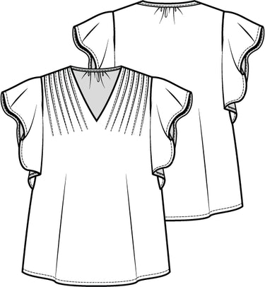 Knipmode 2308-10 top