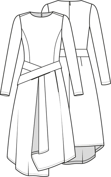 Knipmode 2309-03 jurk