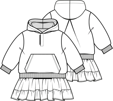 KNIPkids 2304-07 jurk