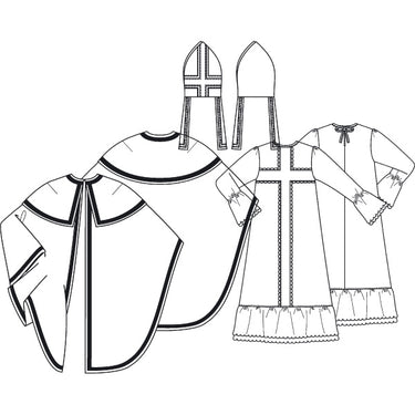 Knipmode 1250-04 sinterklaaspak