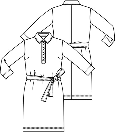Knipmode 1801-10 jurk Jantine
