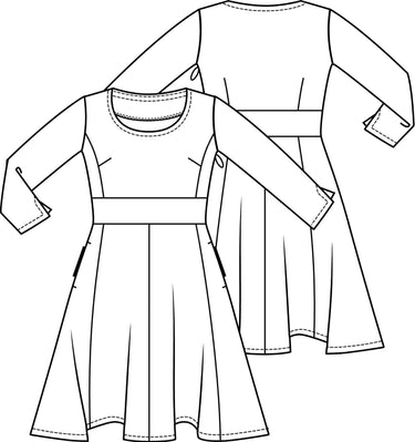 Knipmode 1801-15 jurk Lola