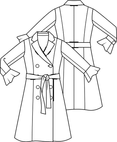 Knipmode 1801-22 jurk Deborah