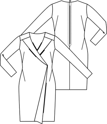 Knipmode 1801-23 jurk Loes