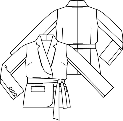 Knipmode 1803-10 blousejasje
