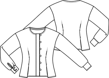 Knipmode 1803-06 blouse
