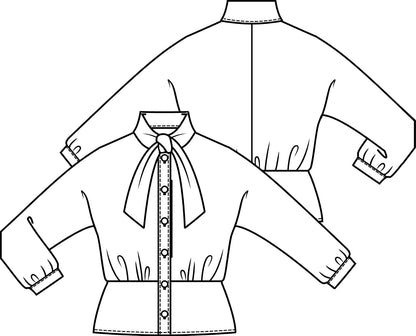 Knipmode 1804-16 blouse