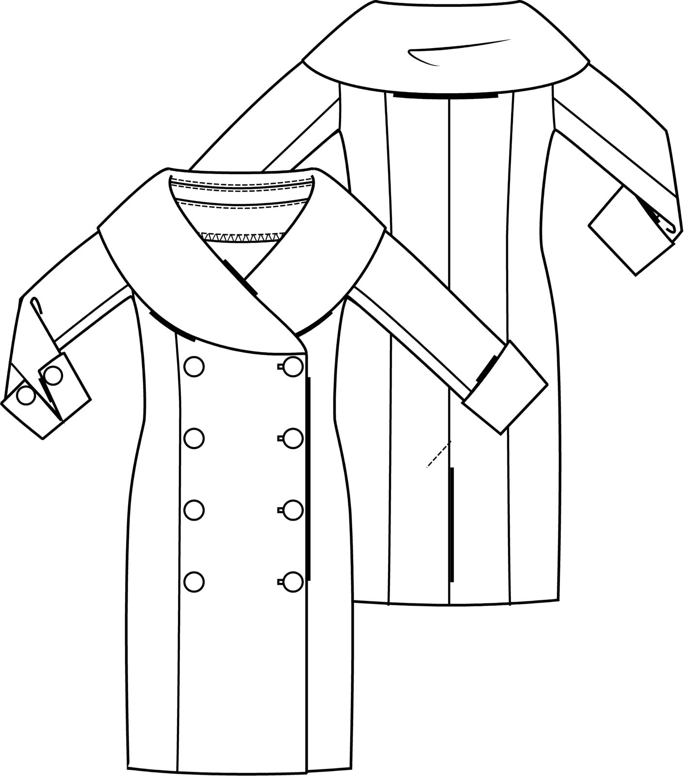 Knipmode 1804-06 jurk