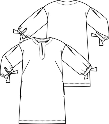 Knipmode 1808-09 jurk