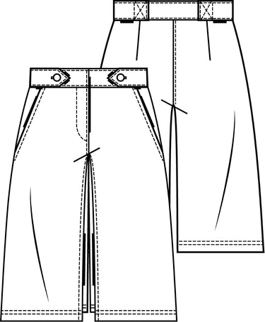 Knipmode 1809-17 broekrok