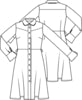 Knipmode 1810-05 jurk