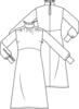 Knipmode 1810-07 jurk