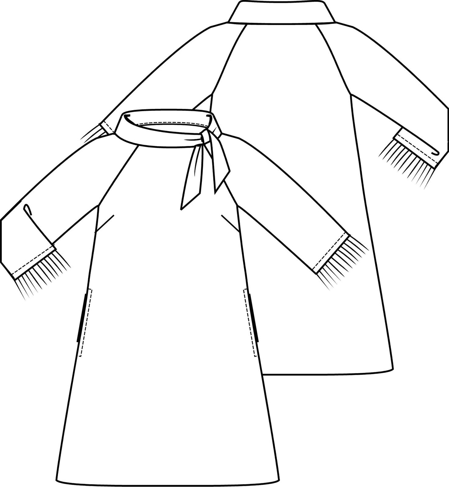 Knipmode 1811-21 jurk