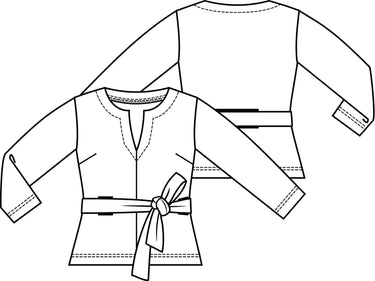 Knipmode 1811-06 top