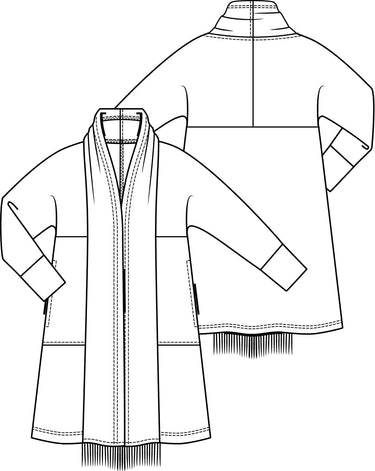 Knipmode 1811-01 vest