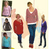 Cinderella Zwergenmode Larina tricot wikkelshirt voor dames