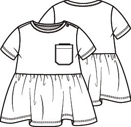 KNIPkids 2101-06 jurk
