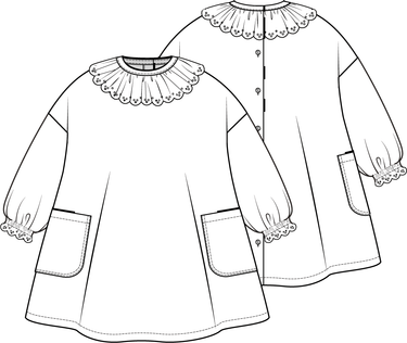 KNIPkids 2301-14 jurk