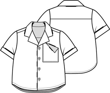 KNIPkids 0223 - 03 - Blouse model