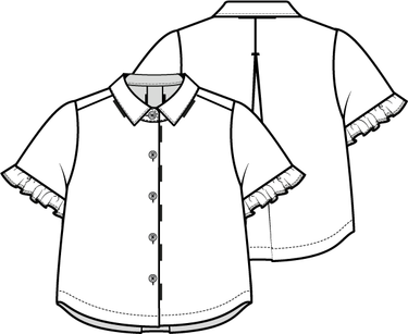 KNIPkids 0223 - 04 - Blouse model