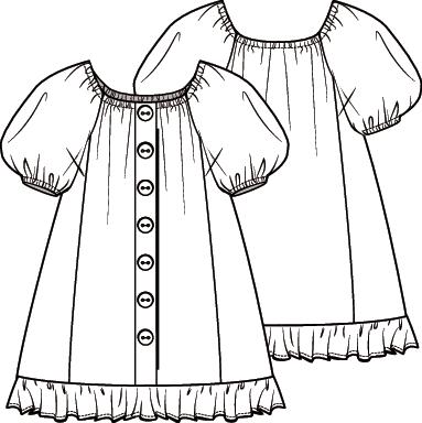 KNIPkids 2103-12 jurk