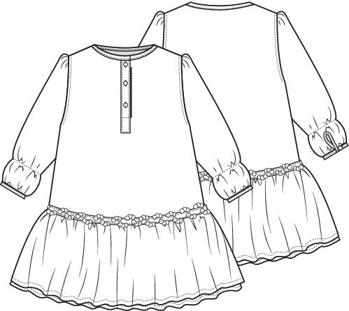 KNIPkids 2106-14 jurk