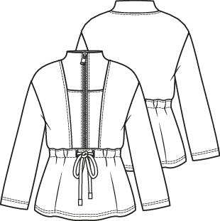 Knipmode 2201-06 sweater