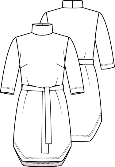 Knipmode 2203-02 tuniek