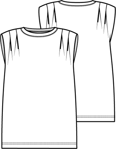 Knipmode 2203-25 t-shirt