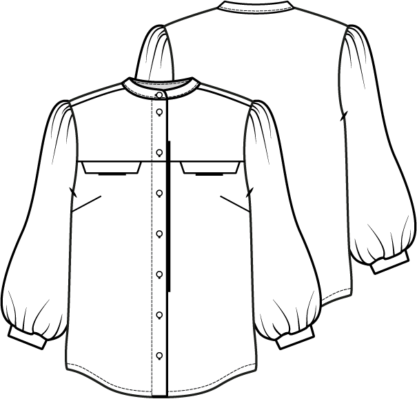Knipmode 2204-18 blouse