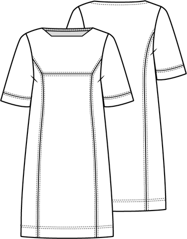 Knipmode 2204-19 jurk
