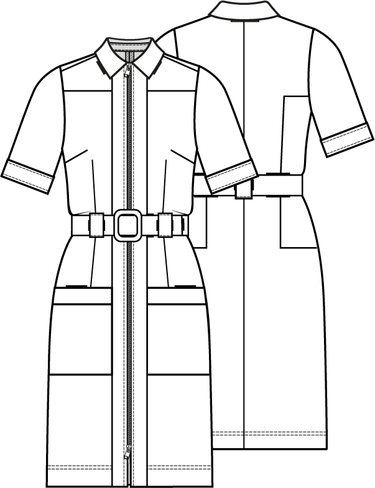 Knipmode 0722 - 05 - Jurk Model