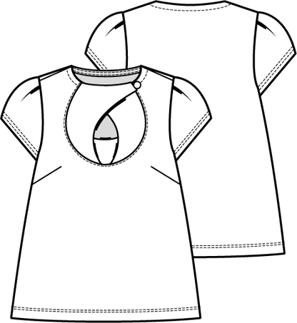 Knipmode 0722 - 17 - T-shirt Model