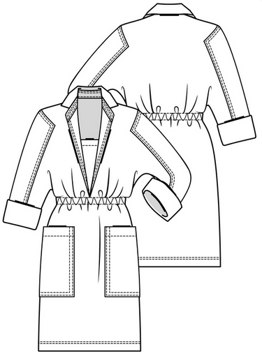 Knipmode 1908-15 jurk