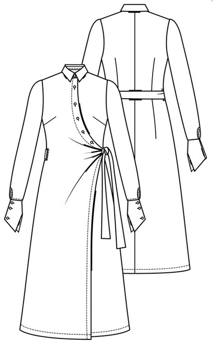 Knipmode 1908-22 jurk