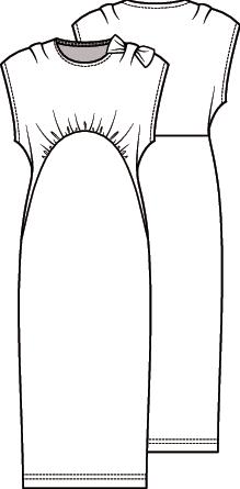 Knipmode 2101-14 jurk