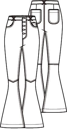 Knipmode 2101-09 broek