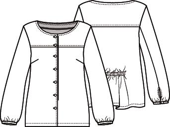 Knipmode 2010-10 blouse